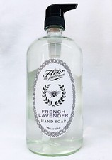 1 Home Body FRENCH LAVENDER Hand Soap Wash Liquid Glass 32 fl oz