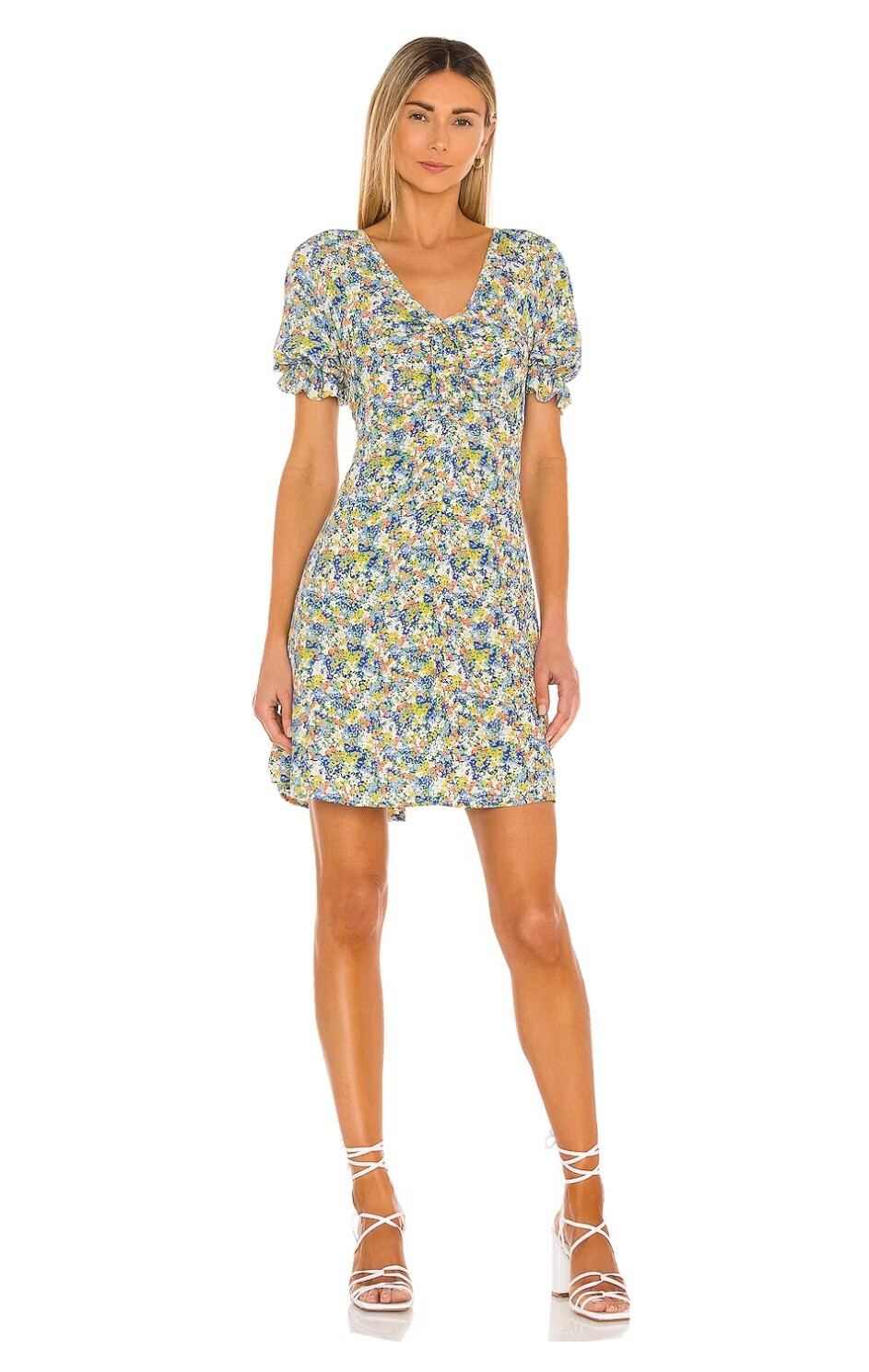 Faithfull The Brand Palma Mini Dress in Vionette Sz6