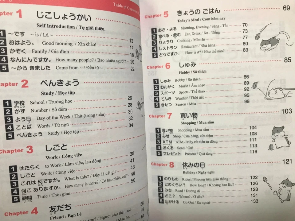 Japanese Language Test Text Book 1000 Essential Vocabulary for the JLPT N5 - Image 3 of 4