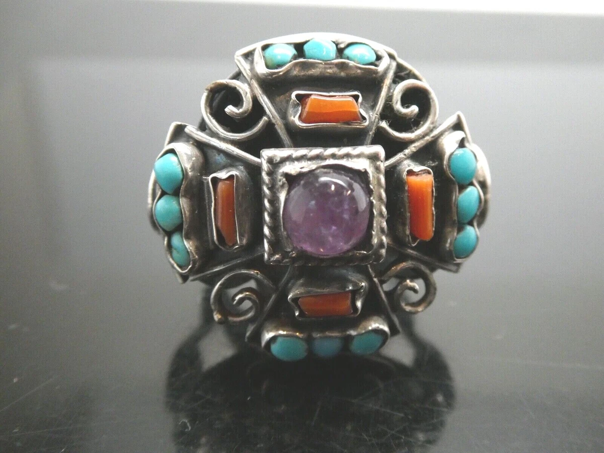 Turquoise coral deals ring
