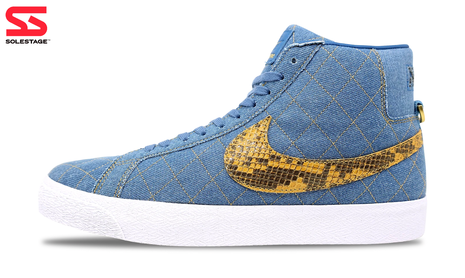 Nike SB Zoom Blazer Mid QS x Supreme Denim 2022 (DX8421 400) homme taille 6 13