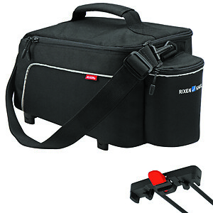 KLICKfix FAHRRAD-GEPÄCKTRÄGERTASCHE RACKPACK LIGHT UNIKLIP SCHWARZ