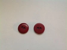 NEW 25PC BAG 5/8 INCH BURGANDY POLISHED  FINISH BUTTONS