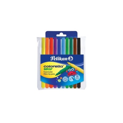 Pelikan Colorella Star Fasermaler Filzstifte 10 Stück fein  904821