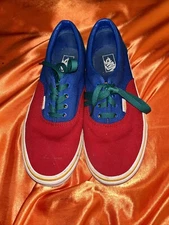 Vans Era Color Block Shoes Red/Green/Blue/Yellow