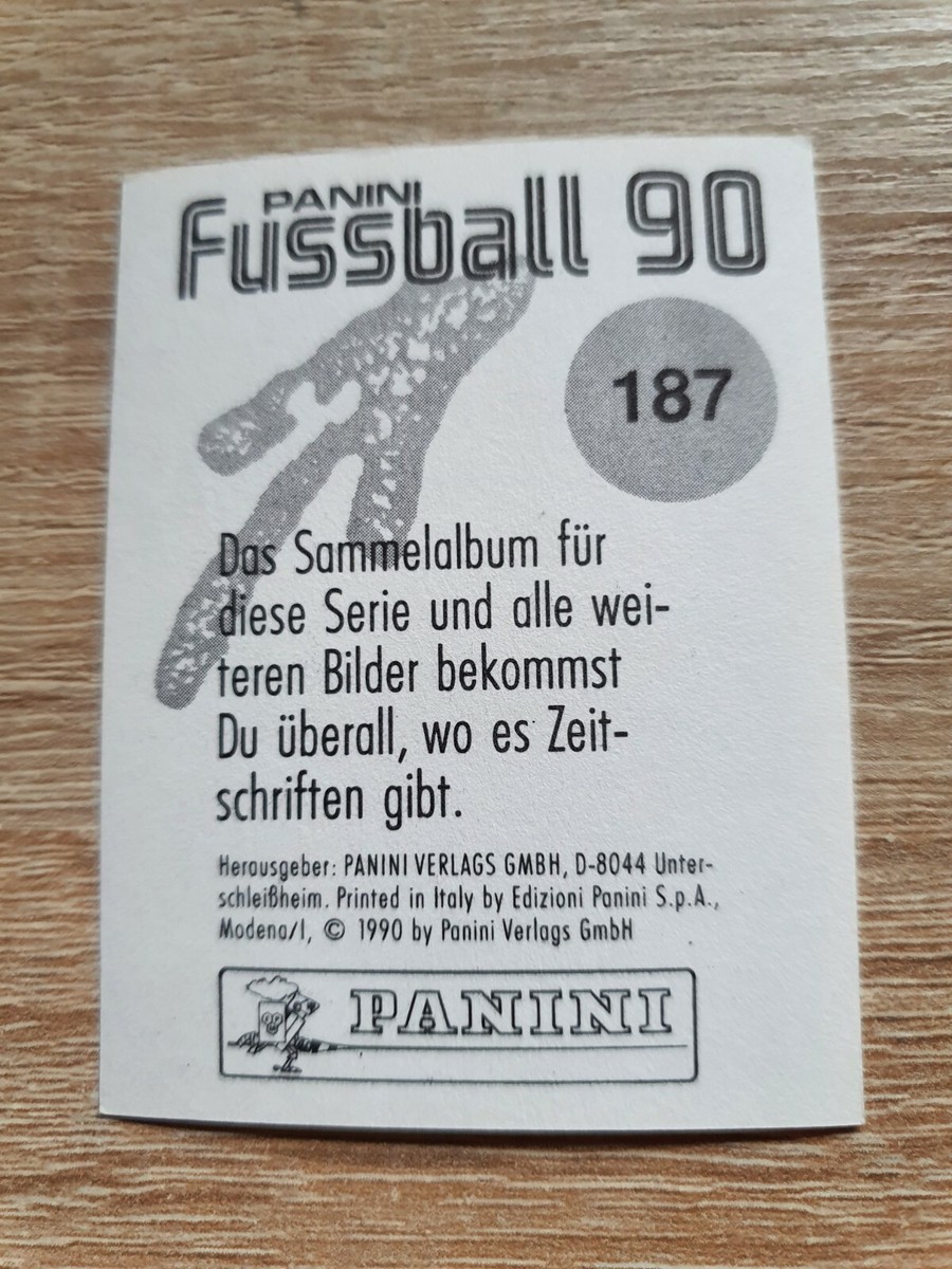 Panini Fussball 90 Erich Seckler 187 Bayer Leverkusen Bundesliga