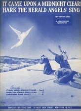  It Came Upon a Midnight Clear & Hark the Herald Angels 1950s VINTAGE Christmas!