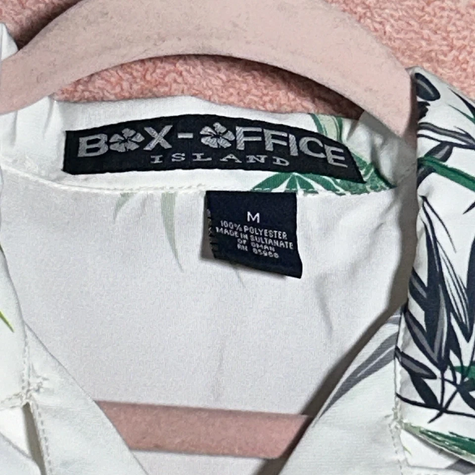 罕见!! 日本品牌 Box OFFICE ISLAND 日本 MOTIF TIGER 夏威夷衬衫 尺寸 M — 第 4/4 张图片