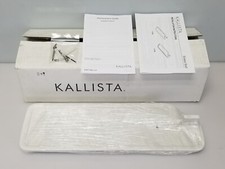 Kallista P21666-00-0 Foundations Traditional Slidebar Shelf Stucco White, NEW