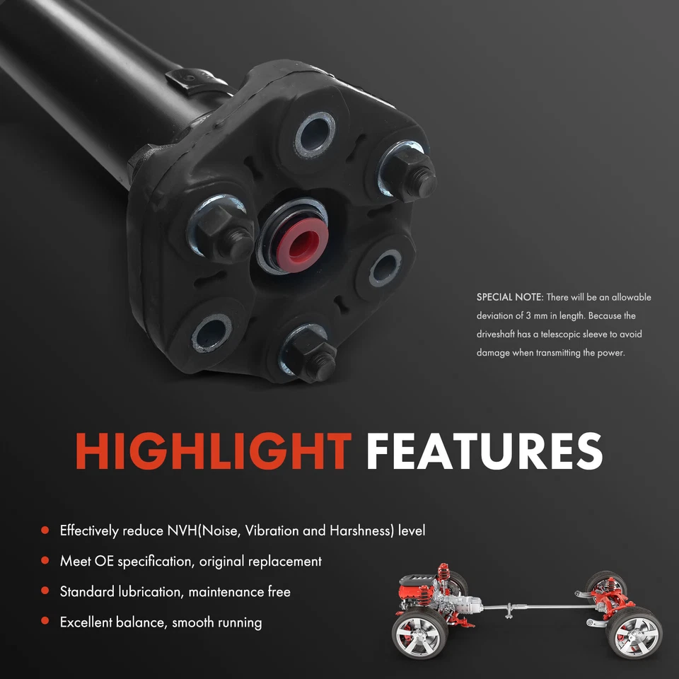 Novo conjunto de eixo de transmissão traseiro para BMW E46 323Ci 323i 325Ci 325Ci 325i 328i - Imagem 4 de 4