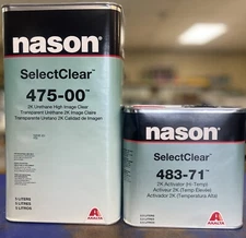 NASON 475-00 SELECT CLEAR HIGH IMAGE URETHANE CLEAR WITH NASON 483-71 ACTIVATOR