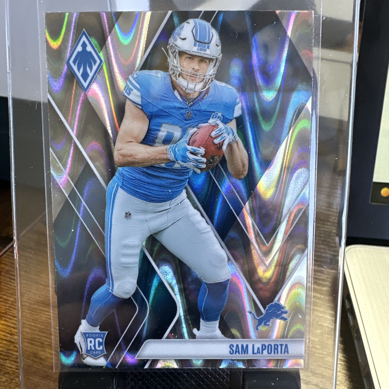 2023 Panini Phoenix Sam LaPorta Silver Seismic RC #115