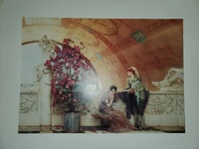 Sir Lawrence Alma-Tadema 1893  "Unconscious Rivals"  Reprint Poster 1993