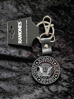 RAMONES - PRESIDENTIAL SEAL   METAL KEYCHAIN  OFFICIAL BAND MERCH