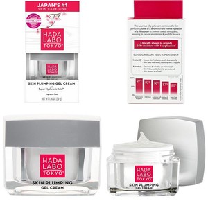hada labo tokyo skin plumping gel cream with super hyaluronic acid