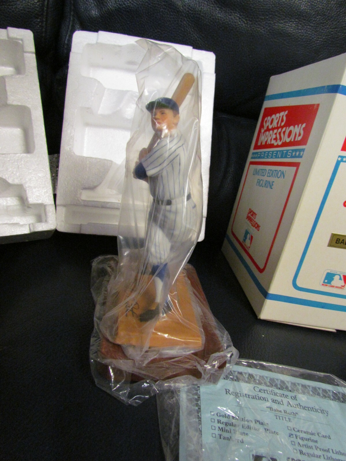 VINTAGE BABE RUTH SPORTS IMPRESSIONS FIGURE W COA NOS | eBay