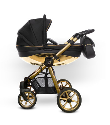 black gold stroller