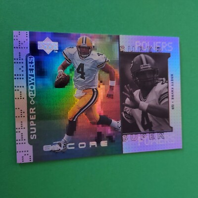 Brett Favre 1999 Upper Deck ENCORE SUPER POWERS #S3 HOF Packers Very Sharpe
