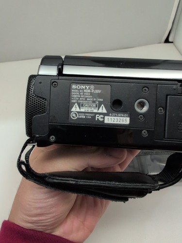 Sony HDR-PJ30V High Definition Handycam Camcorder W Built-in Projector Tested - Picture 9 of 9