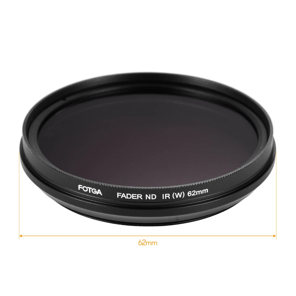 FOTGA 62mm Adjustable Infrared Filter  Pass X-Ray Lens Filter Variable N6O1 - Image 2 of 4