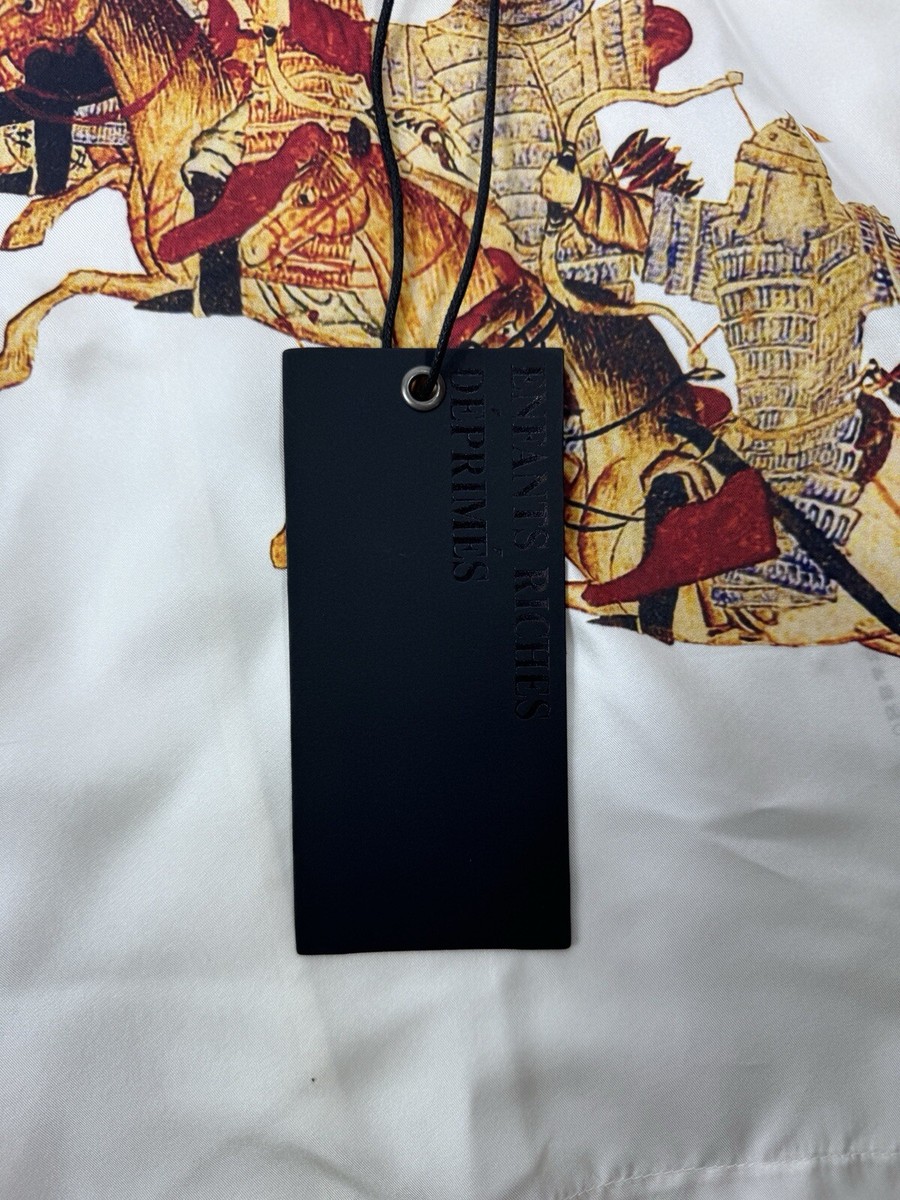 Enfants Riches Deprimes - Graphic Print Silk Shirt Size: XL Enfants Riches Deprimes - Graphic Print Silk Shirt Size: XL