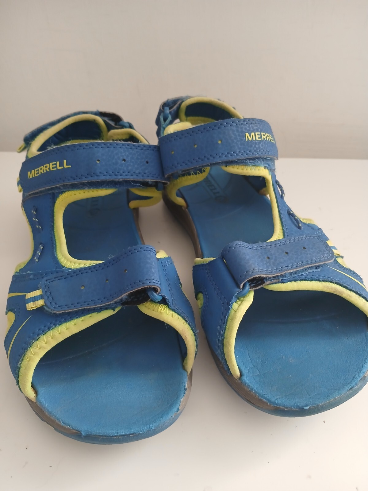 Merrell sandalo da passeggio donna taglia UK 5 EU 38 outdoor vacanza blu comodo