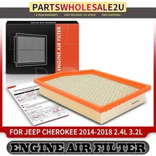 New Engine Air Filter for Jeep Cherokee 2014 2015-2018 2.4L 3.2L Flexible Panel