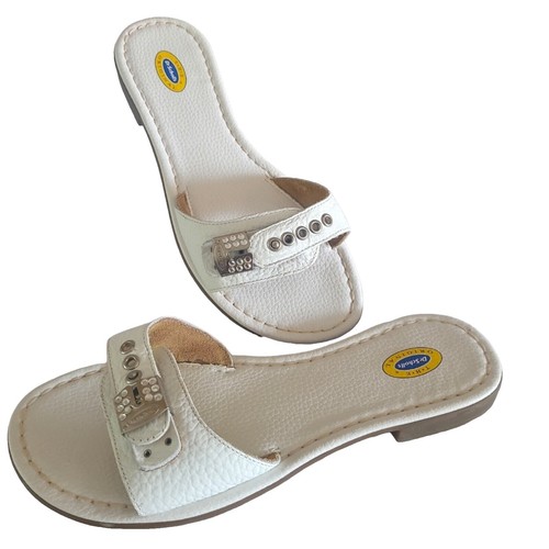 Dr. Martens Myles HDW Black Leather Eyelet Buckle Slide  display picture 1