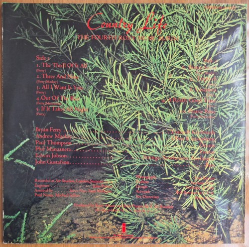 Roxy Music – Country Life - 1974 LP + OIS GER 1st PRESS ISLAND PINK RIM VG+++ - Bild 2 von 6