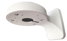 L Bracket Wall mount Bracket for small Fixed Lens Dome White color Camera