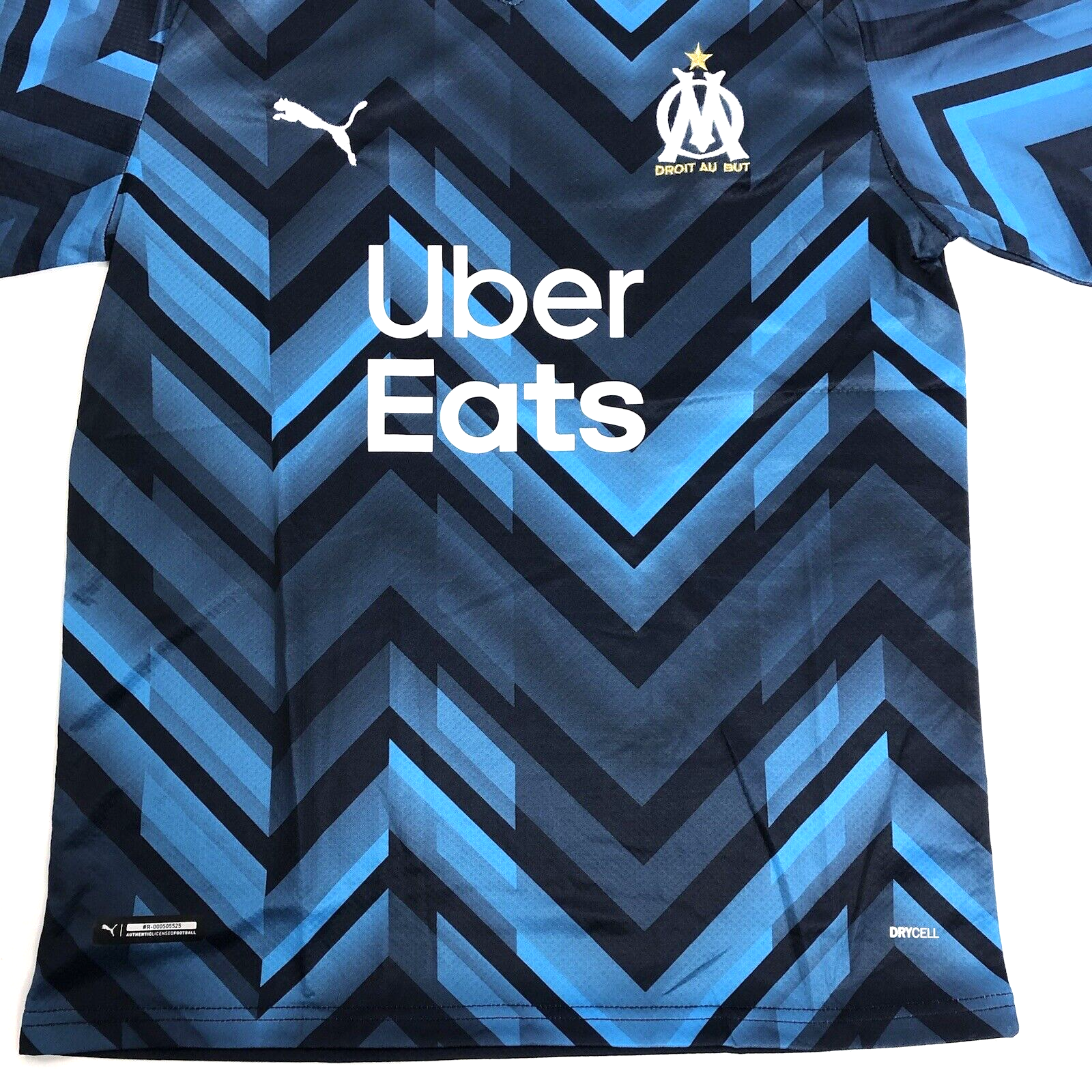 Om Away Maillot Mc Homme PUMA BLEU pas cher - Maillots de football PUMA  discount