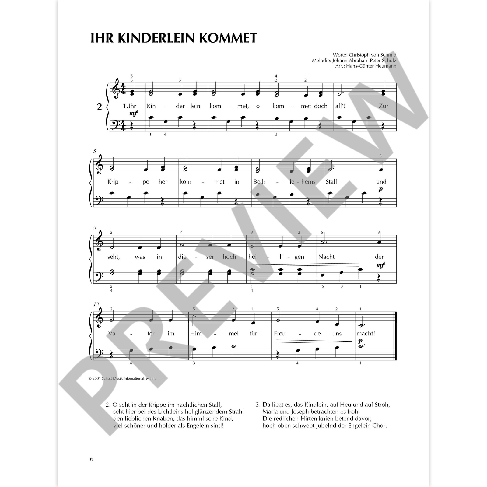 Thumbnail - Schott Music Weihnachtsmelodien