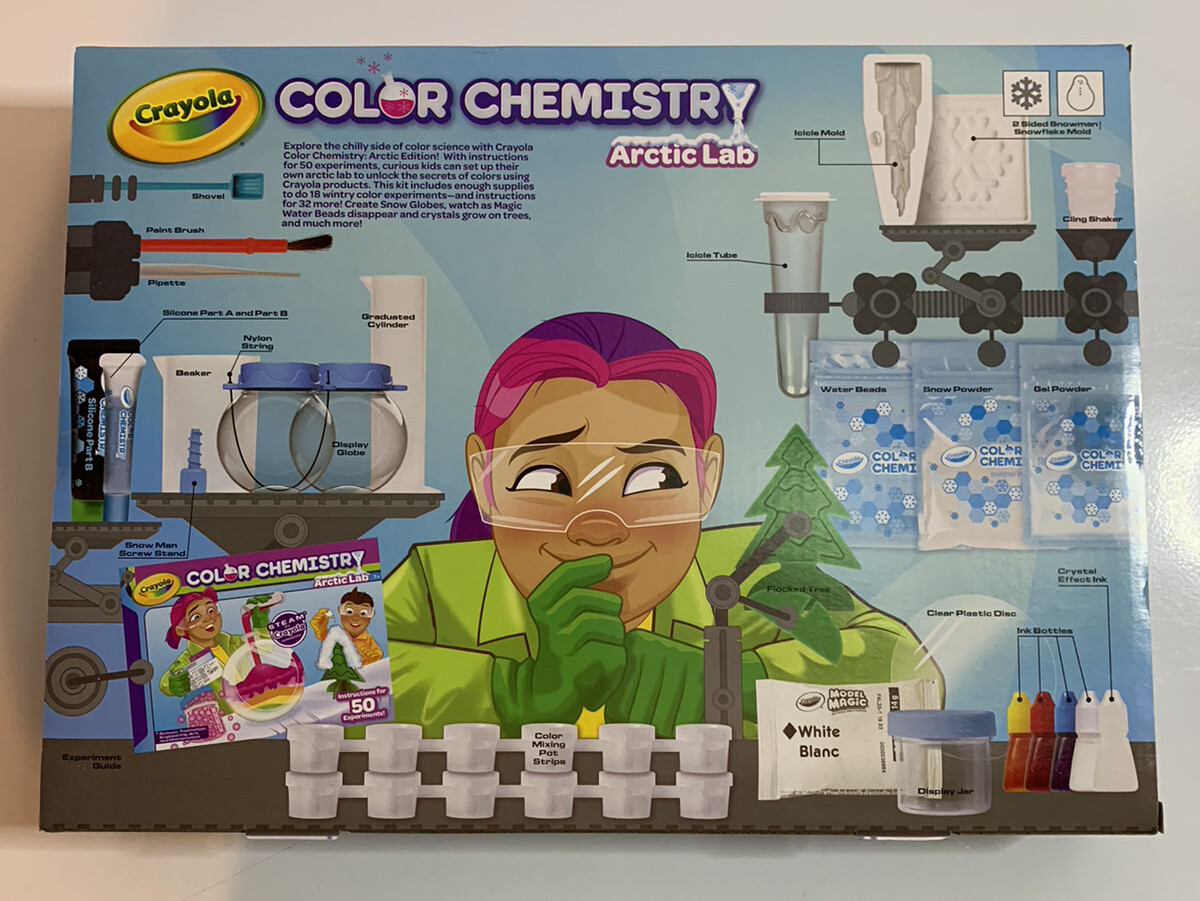 Tie Dye Crayola Science Kit Crayola Color Chemistry Arctic Lab Set