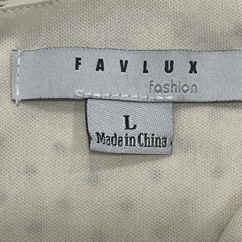 Favlux Womens Dress Large White Black Polka Dots Wedding Baby Shower Date GNO - Picture 14 of 16