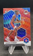 2020-21 Panini Mosaic Mosaic Asia Tmall Red Wave #223 Isaiah Stewart Pistons
