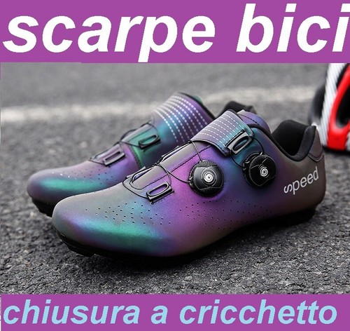 scarpe ciclismo bici corsa mtb chiusura cricchetto 43 44 45 46 look / spd  keo | eBay