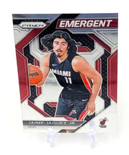 2023-24 Panini Prizm Basketball Jaime Jaquez Jr Emergent Miami Heat #23