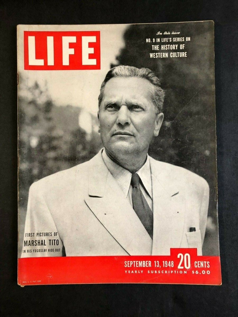 Life Magazine September 13 1948 Marshal Tito | eBay