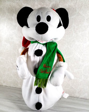 DISNEY Mickey Mouse Christmas Snowman Plush 23" Walt Disney World Snow Man