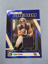 2023 Panini Donruss Optic Rookie Phenoms Blue Hyper Prizm Tyler Scott (MEM, RC)