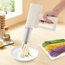 Electric Pasta Maker 5-in-1 Handheld Pasta Machine Automatic Noodle Extruder