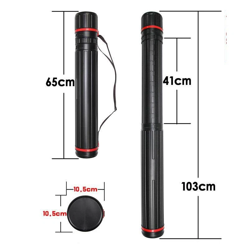 Archery Arrow Quiver Holder Adjustable Waist Hanged Carry Bag Arrow Holder Molle - Image 4 of 4