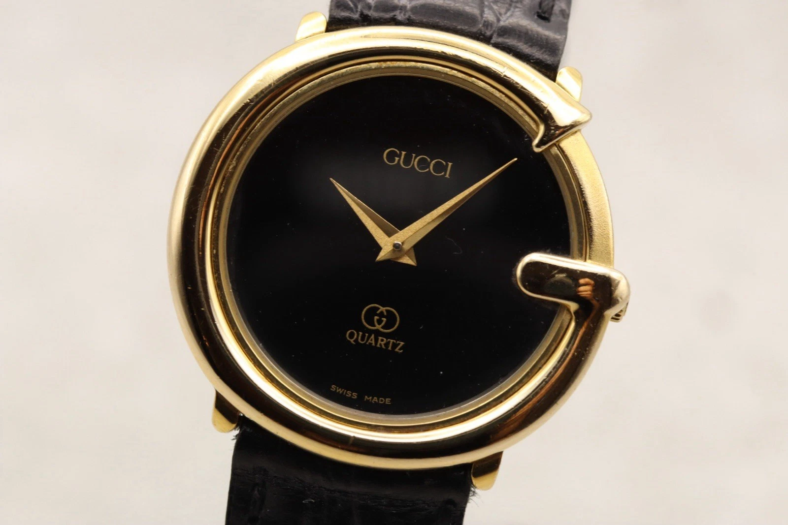 [Ecc+5] Orologio Donna Vintage GUCCI 3600 Quadrante Nero Quarzo dal GIAPPONE
