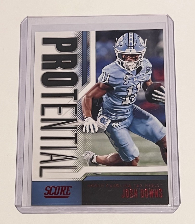 2023 Panini Score PROTENTIAL Josh Downs #11 Red Foil Rookie - Colts RC