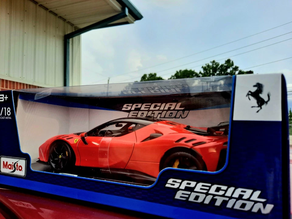 Ferrari SF90 XX Stradale 1/18 color NARANJA CALIENTE casi rojizo Foto 4 de 4