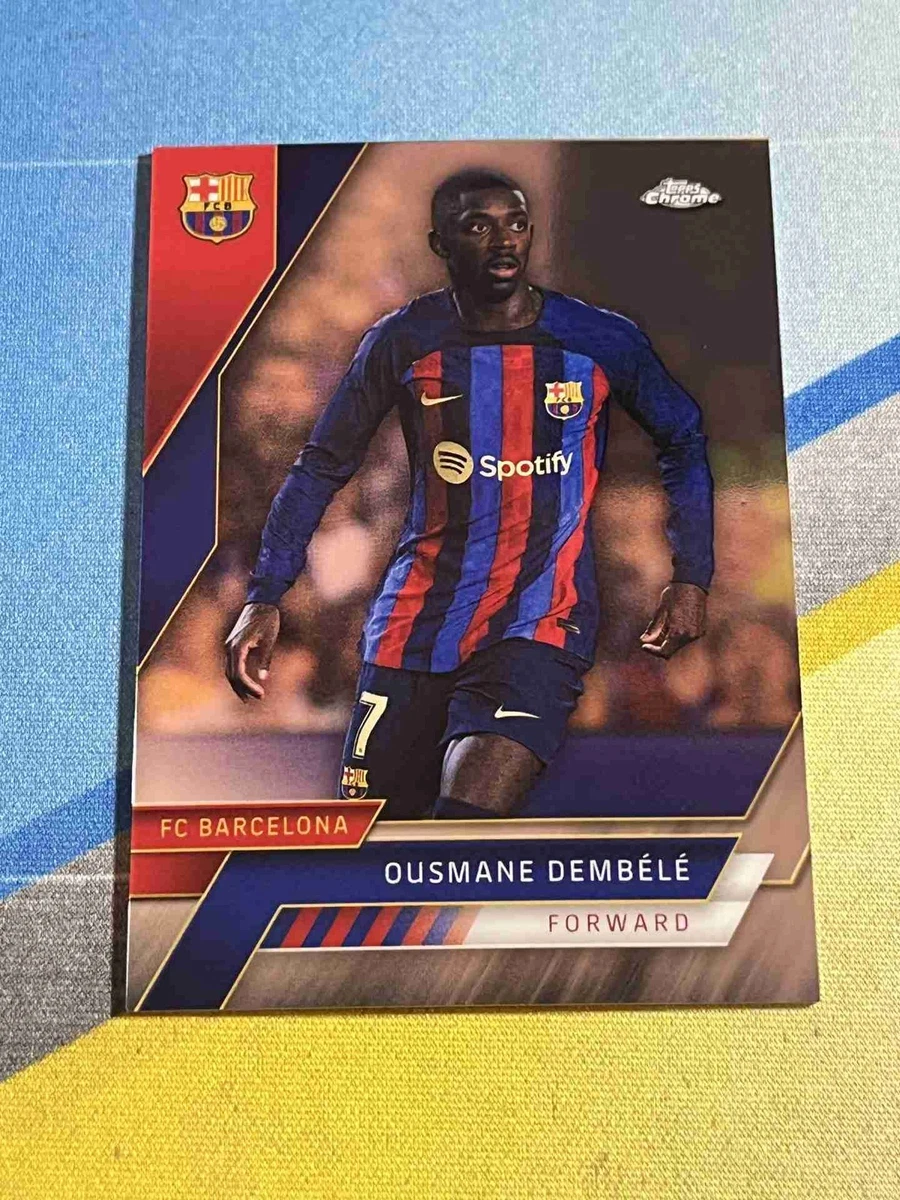 2022-23 Topps Chrome FC Barcelona Ousmane Dembele #74 | eBay
