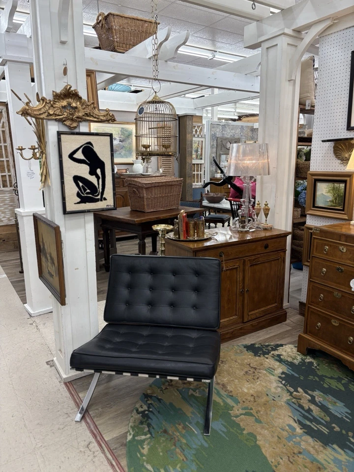 Silla MCM Barcelona cromada Foto 2 de 3