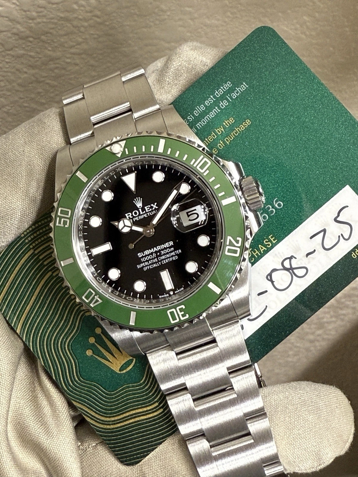 2025 Rolex Submariner Date 41mm Starbucks Black Dial Green Bezel