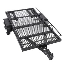 C-Metal Flatbed Trailer With Hook Hitch Heavy Duty High Stability RC Dual