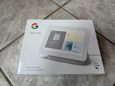 Google Nest Hub - 2. Generation - 7'' Smart Display Assistant - Kreide - NEU&OVP